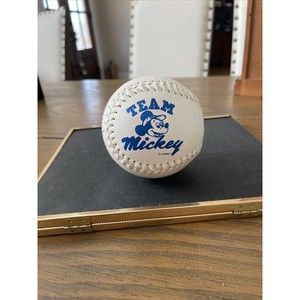 Walt Disney Team Mickey Printed Signatures Donald Pluto Goofy Softball Tub0